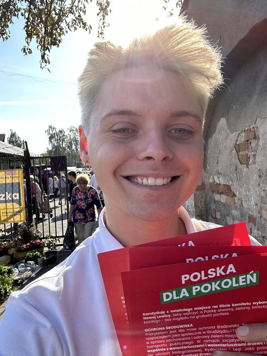 orzechopwski TOK FM Poranek i ulotki w Grudz